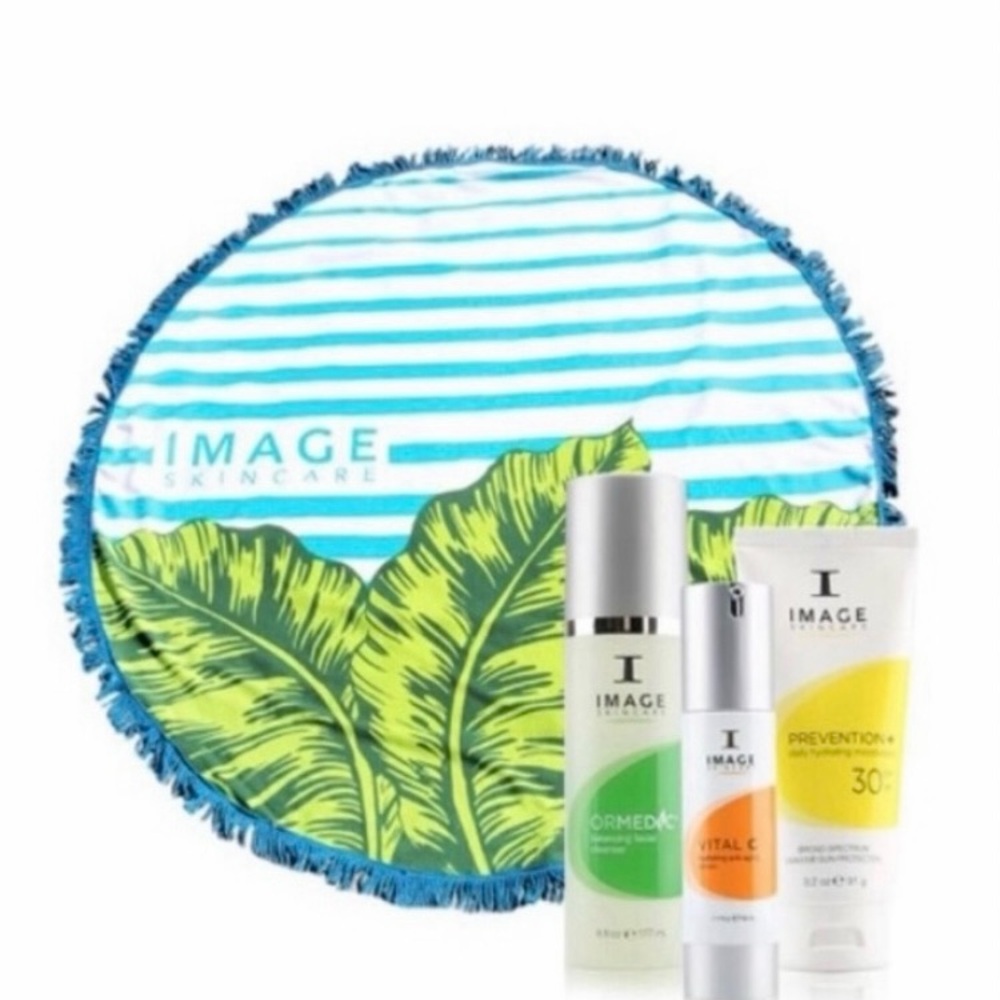 Image Skincare Circle Fringed Beach Towel
